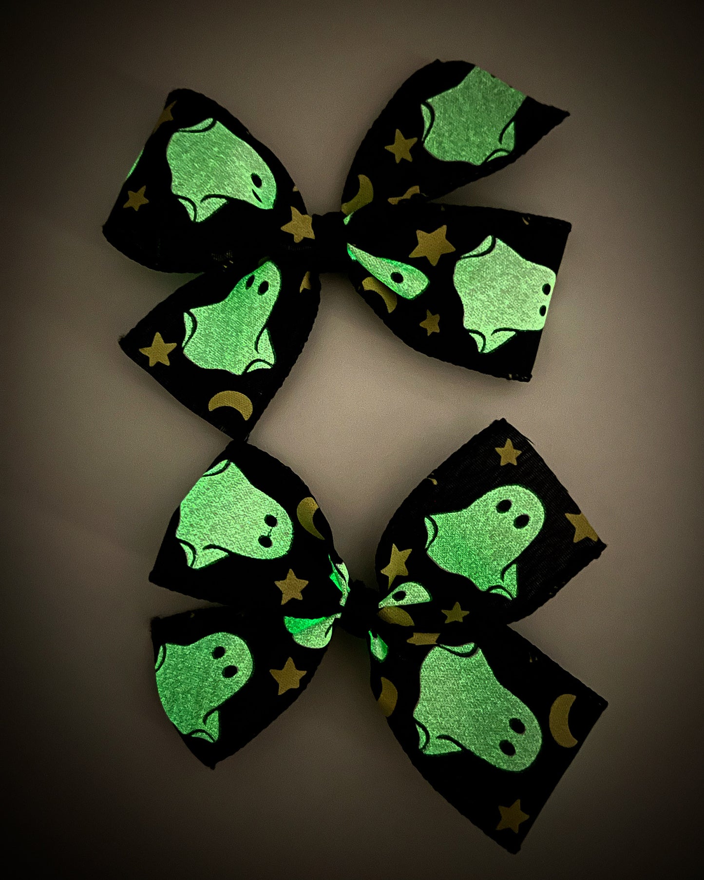 Spooky Night Pigtail Set (Jasmine Style Bow)
